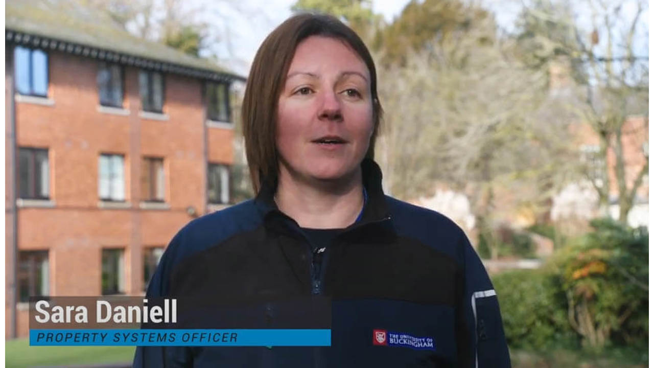 Sara Daniels, the university’s Property Systems Officer