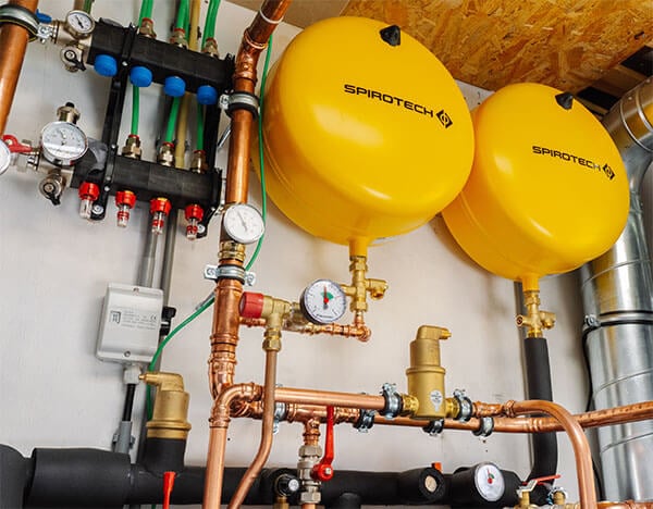 Spirotech expansion vessels with balloon shaped membrane