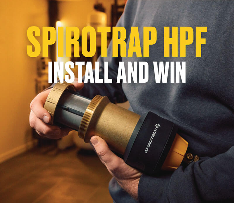 Optimal protection for your heat pump, buy a SpiroTrap HPF and win!