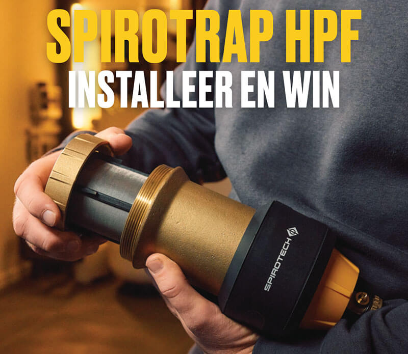 Optimal protection for your heat pump, buy a SpiroTrap HPF and win!