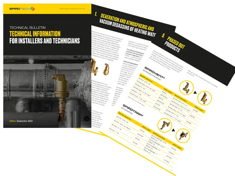 First edition of Technical Bulletin of Spirotech